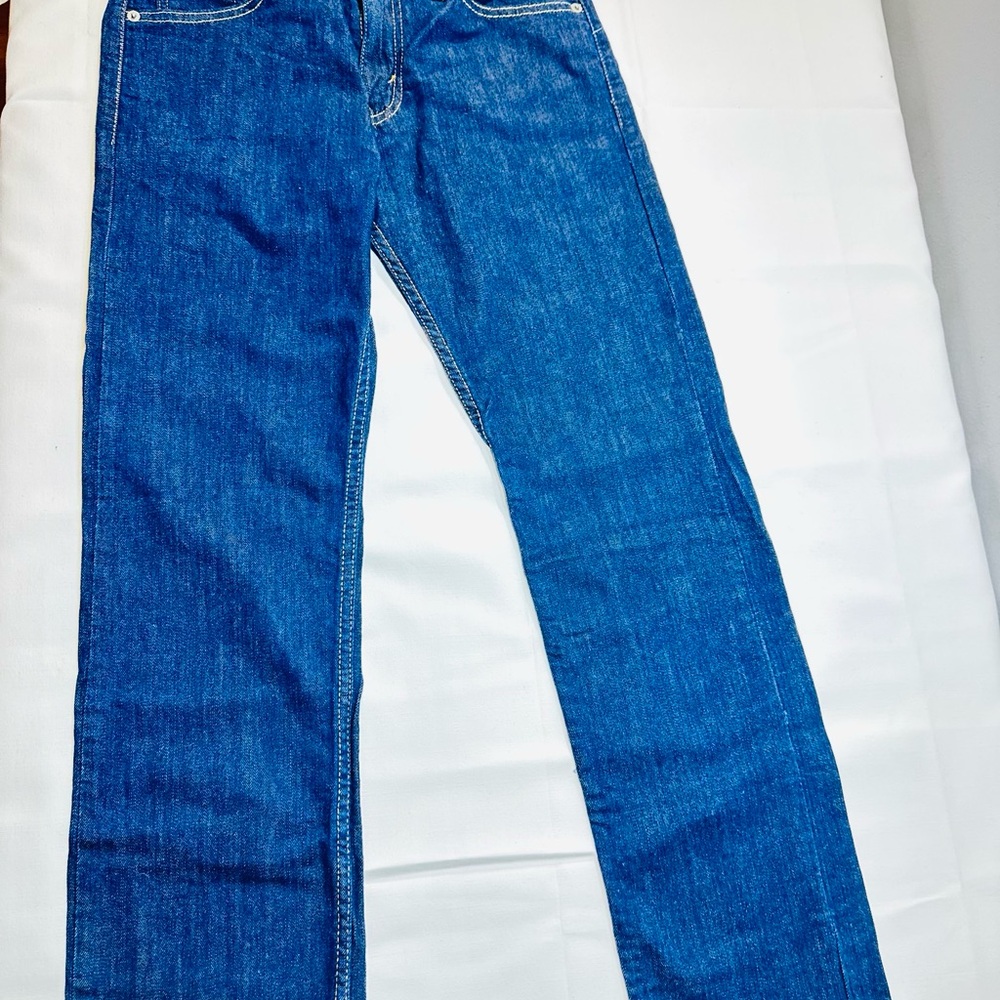 Levi s slim straight blue demin jeans men’s cotton
